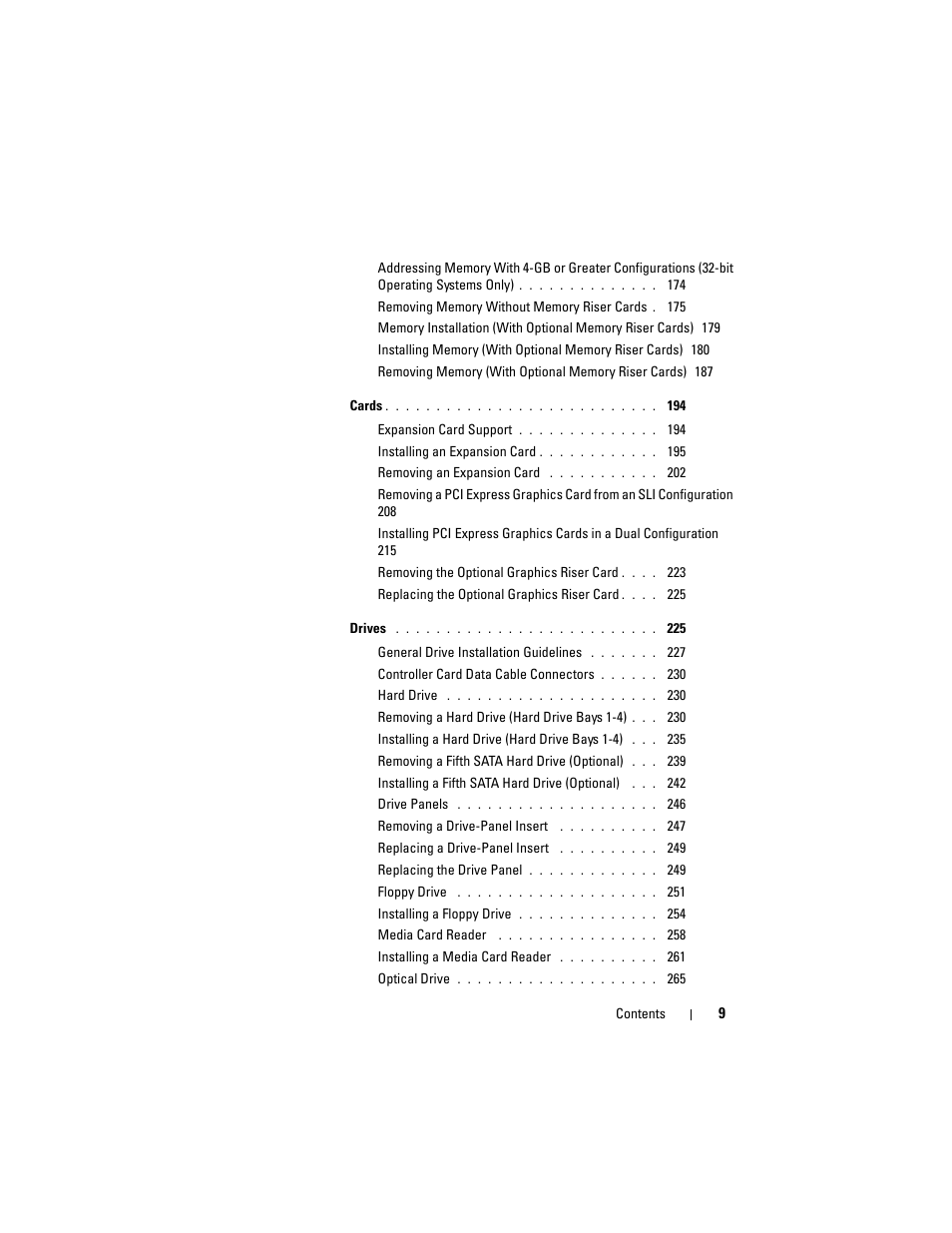 Dell Precision T7400 (Late 2007) User Manual | Page 9 / 307