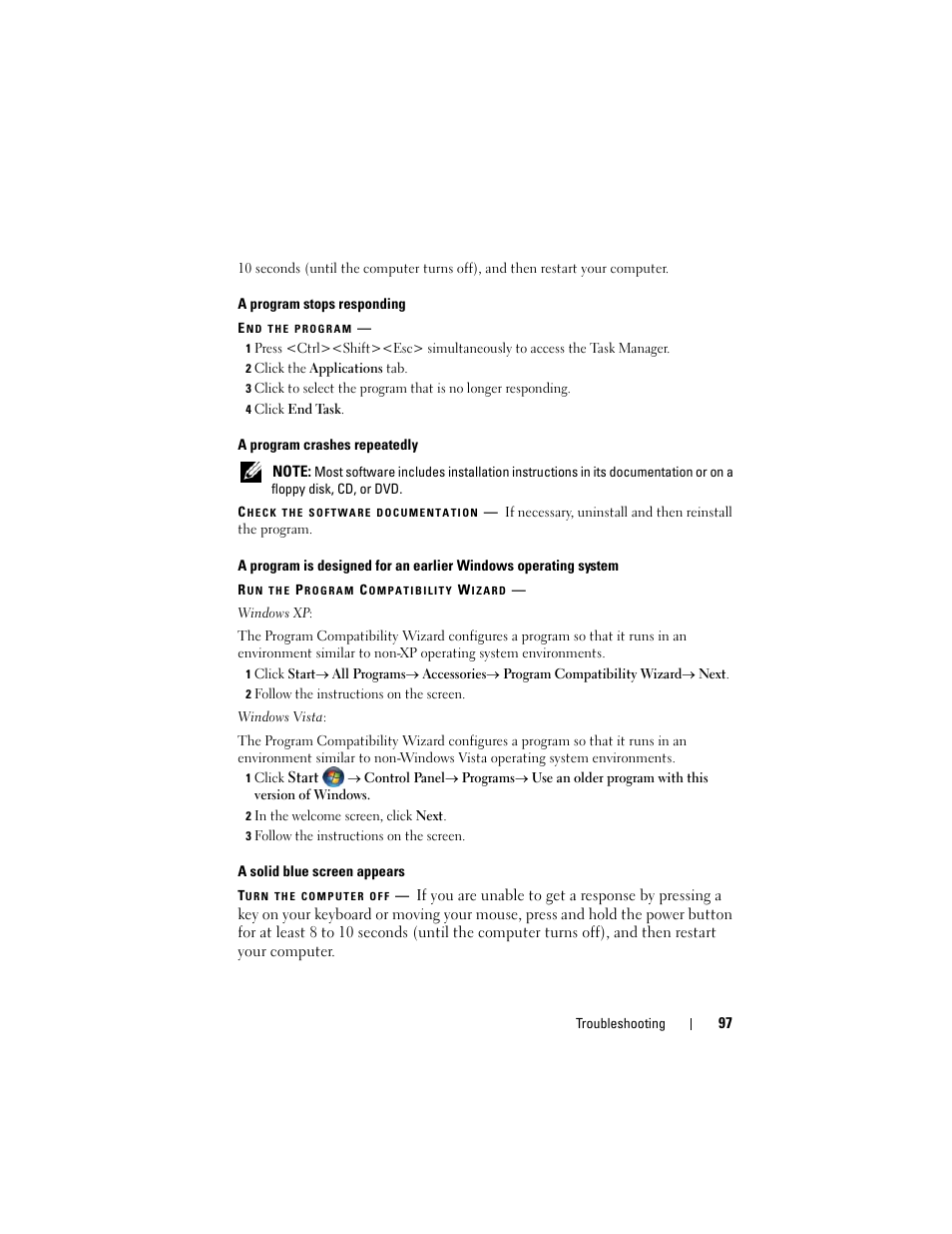 Dell Precision T7400 (Late 2007) User Manual | Page 97 / 307