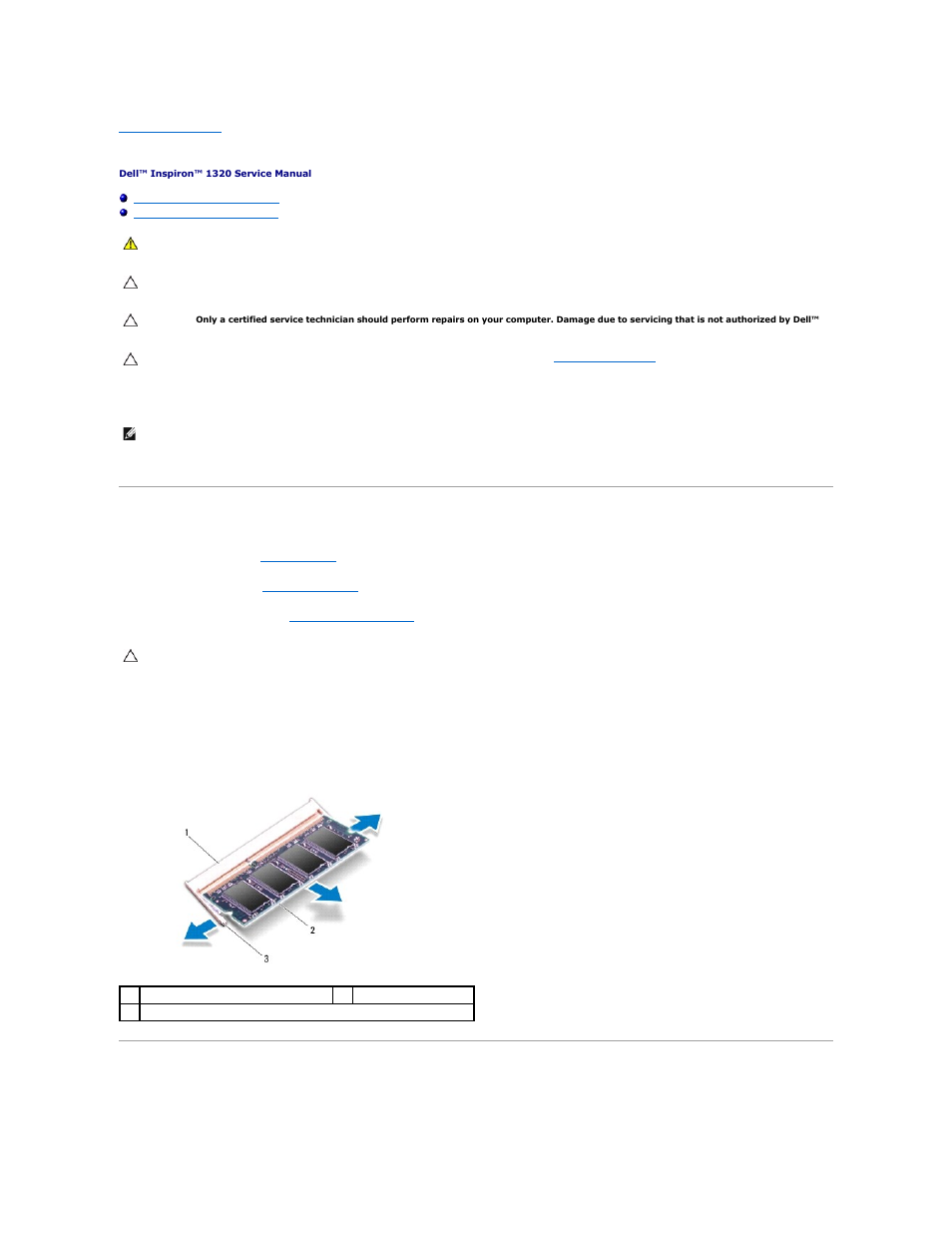 Dell Inspiron 1320 (Mid 2009) User Manual | Page 32 / 45