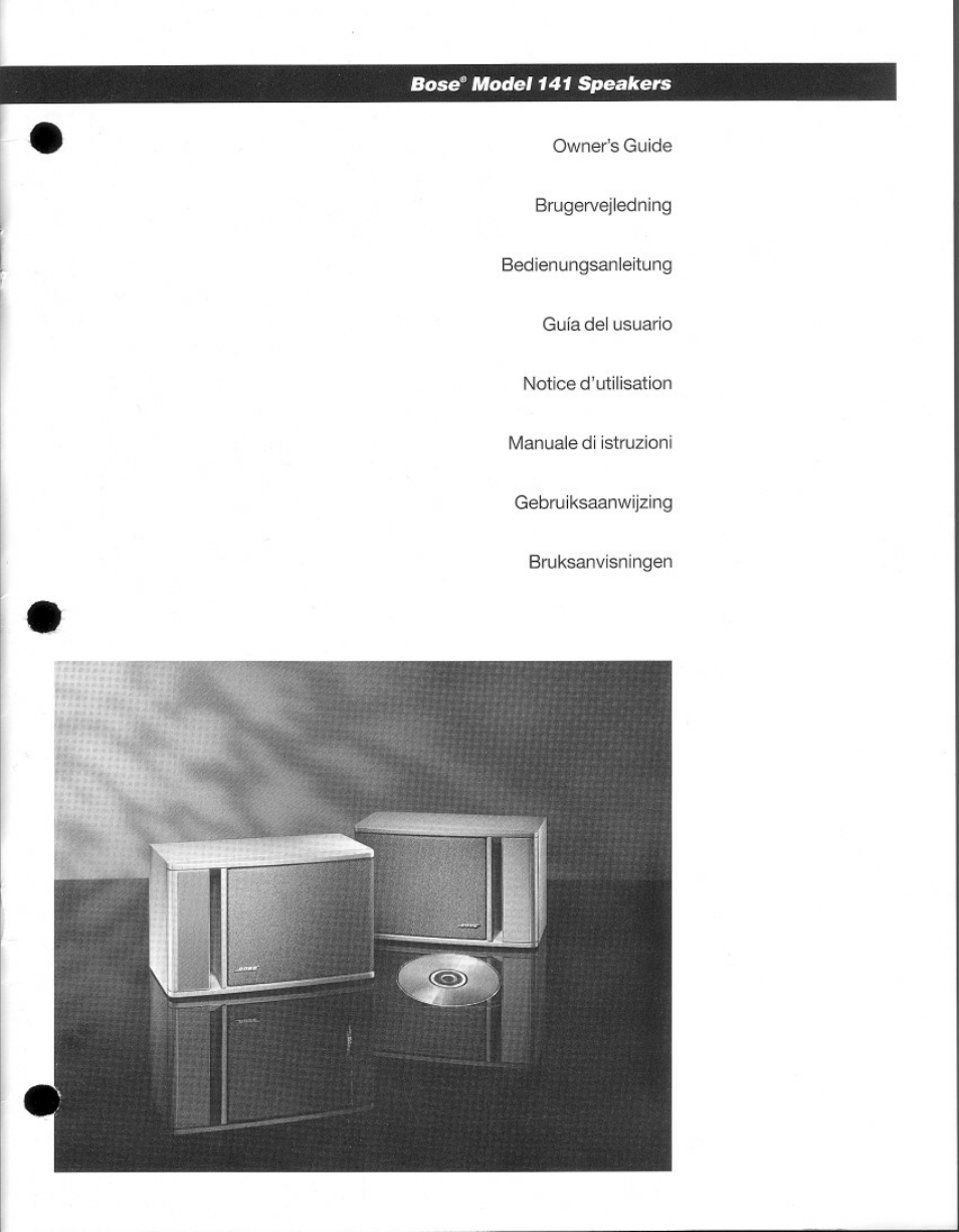 Bose 141 User Manual | 9 pages