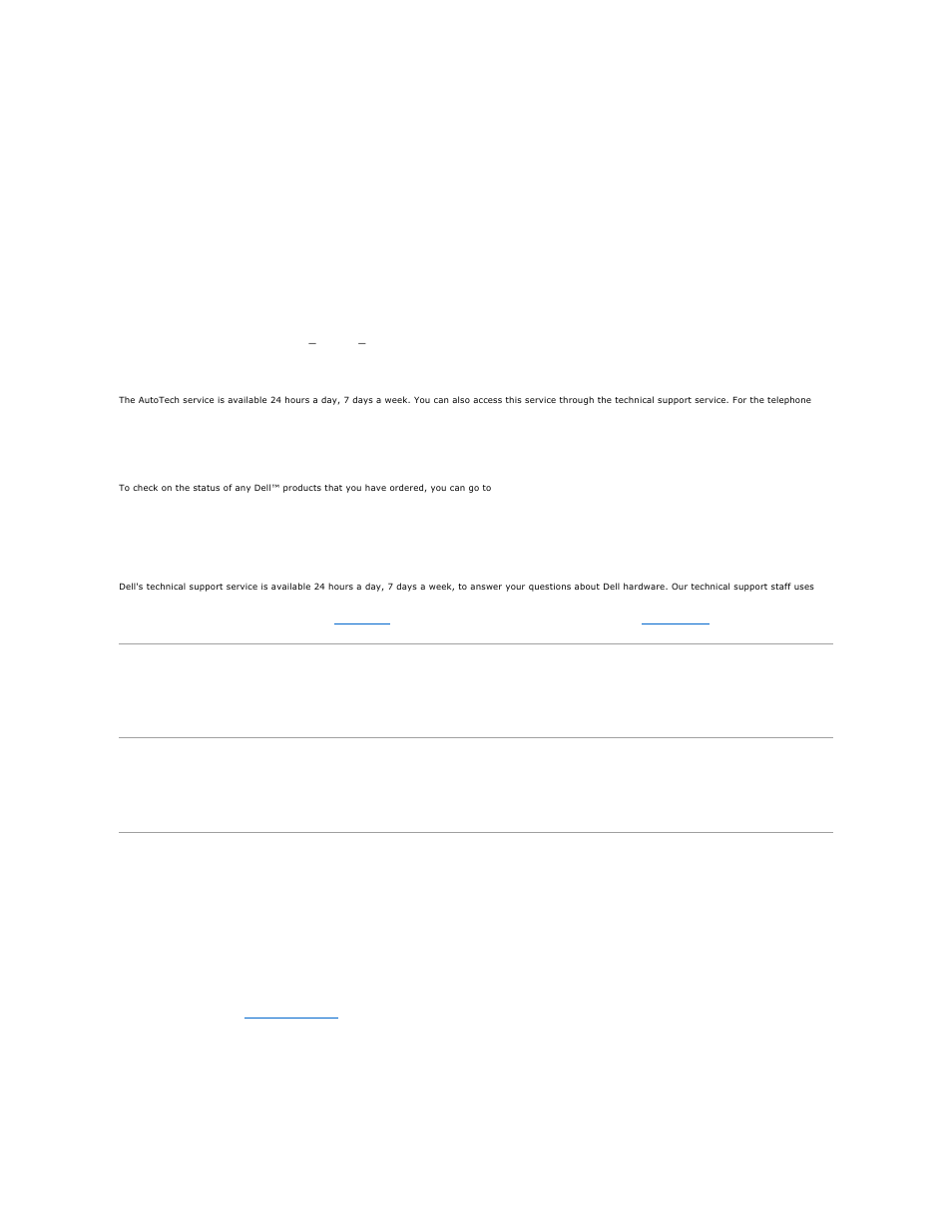 Problems with your order, Product information, Returning items for warranty repair or credit | Technical support service, Autotech service, Automated order-status service | Dell Latitude X1 User Manual | Page 30 / 82