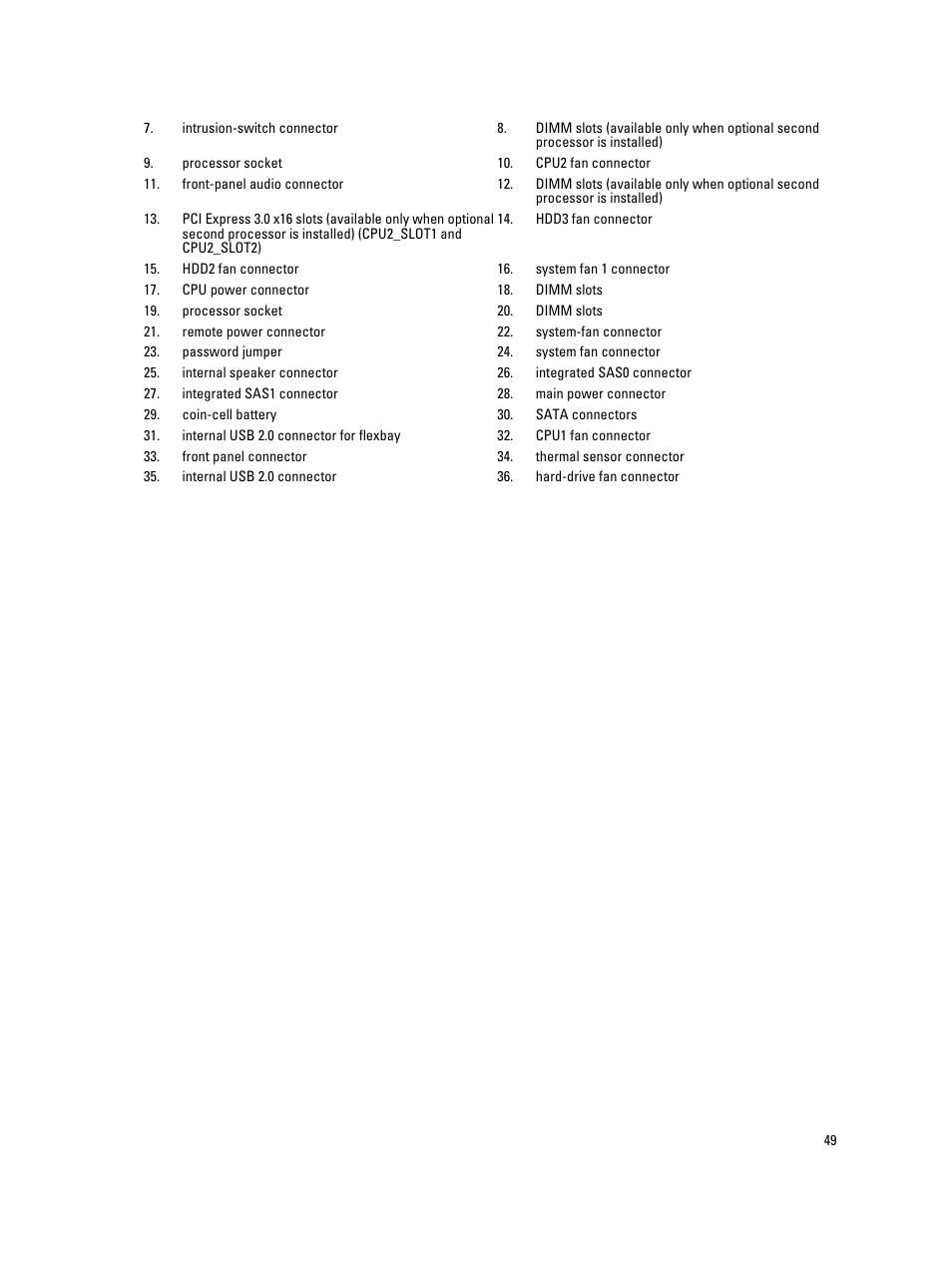 Dell Precision T7610 (Late 2013) User Manual | Page 49 / 81