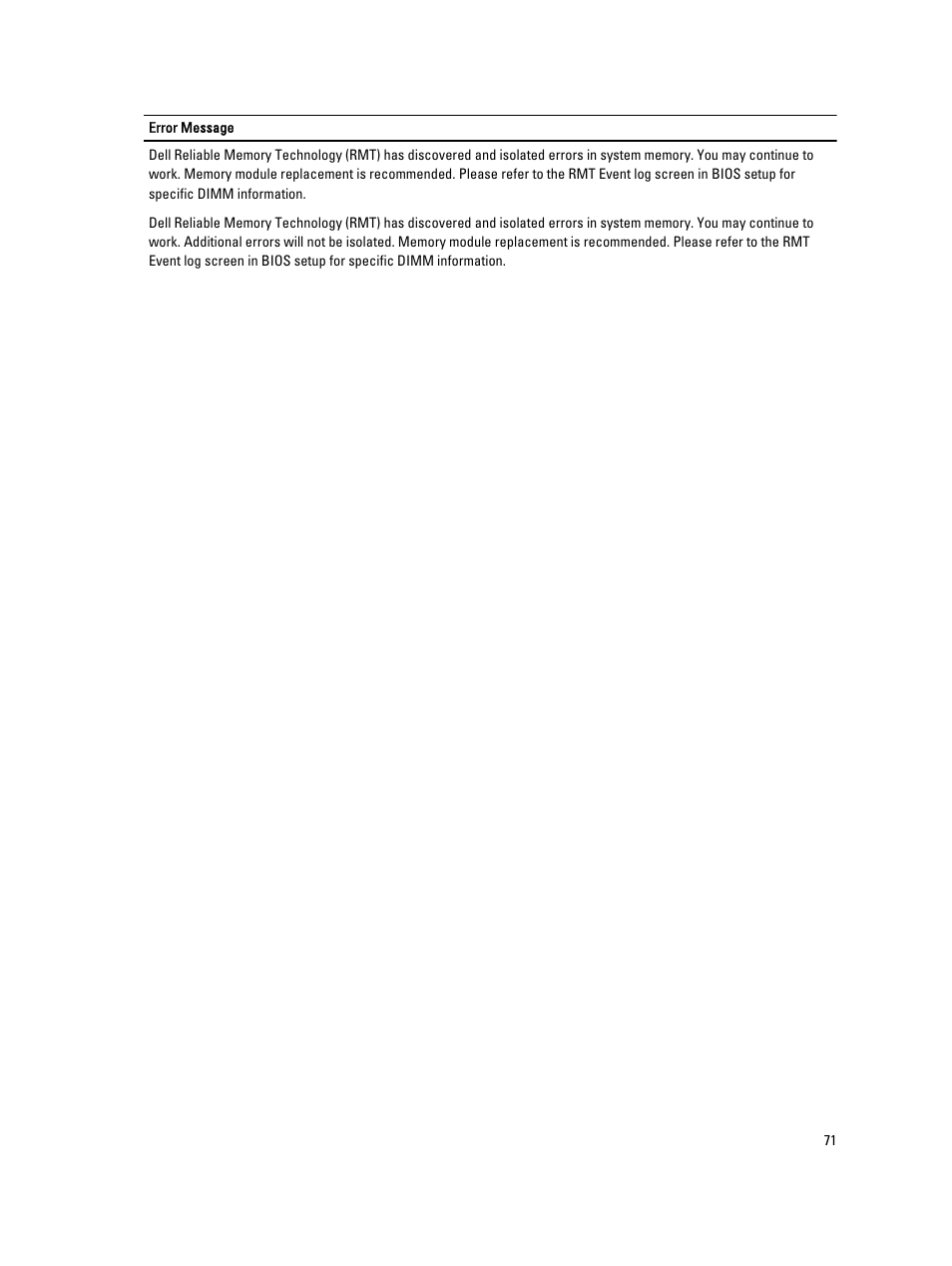 Dell Precision T7610 (Late 2013) User Manual | Page 71 / 81