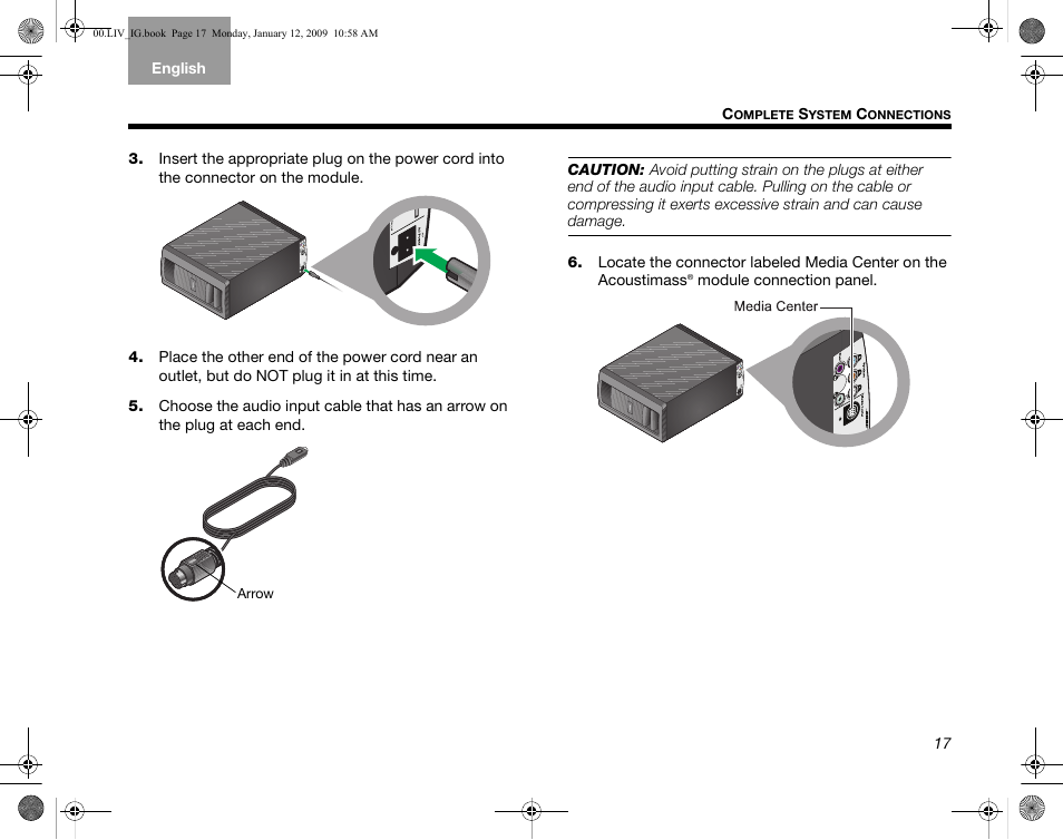 Bose AM314478 User Manual | Page 21 / 260
