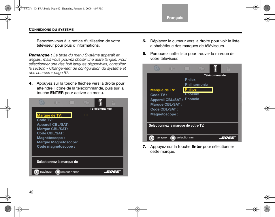 Bose AM314478 User Manual | Page 218 / 260