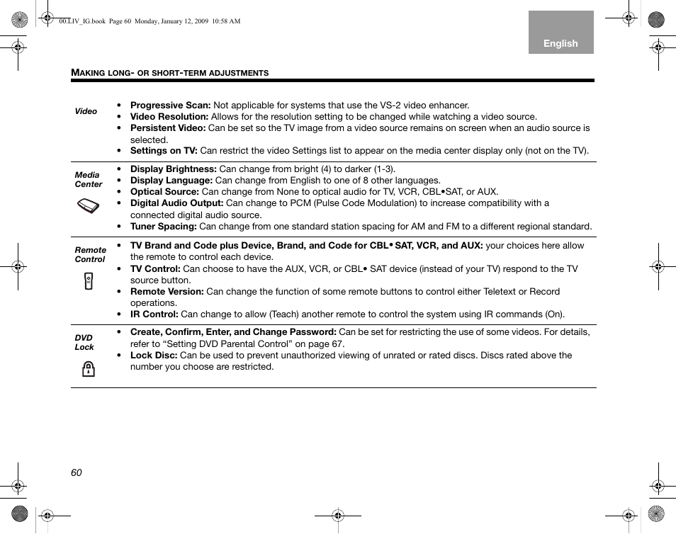 Bose AM314478 User Manual | Page 64 / 260