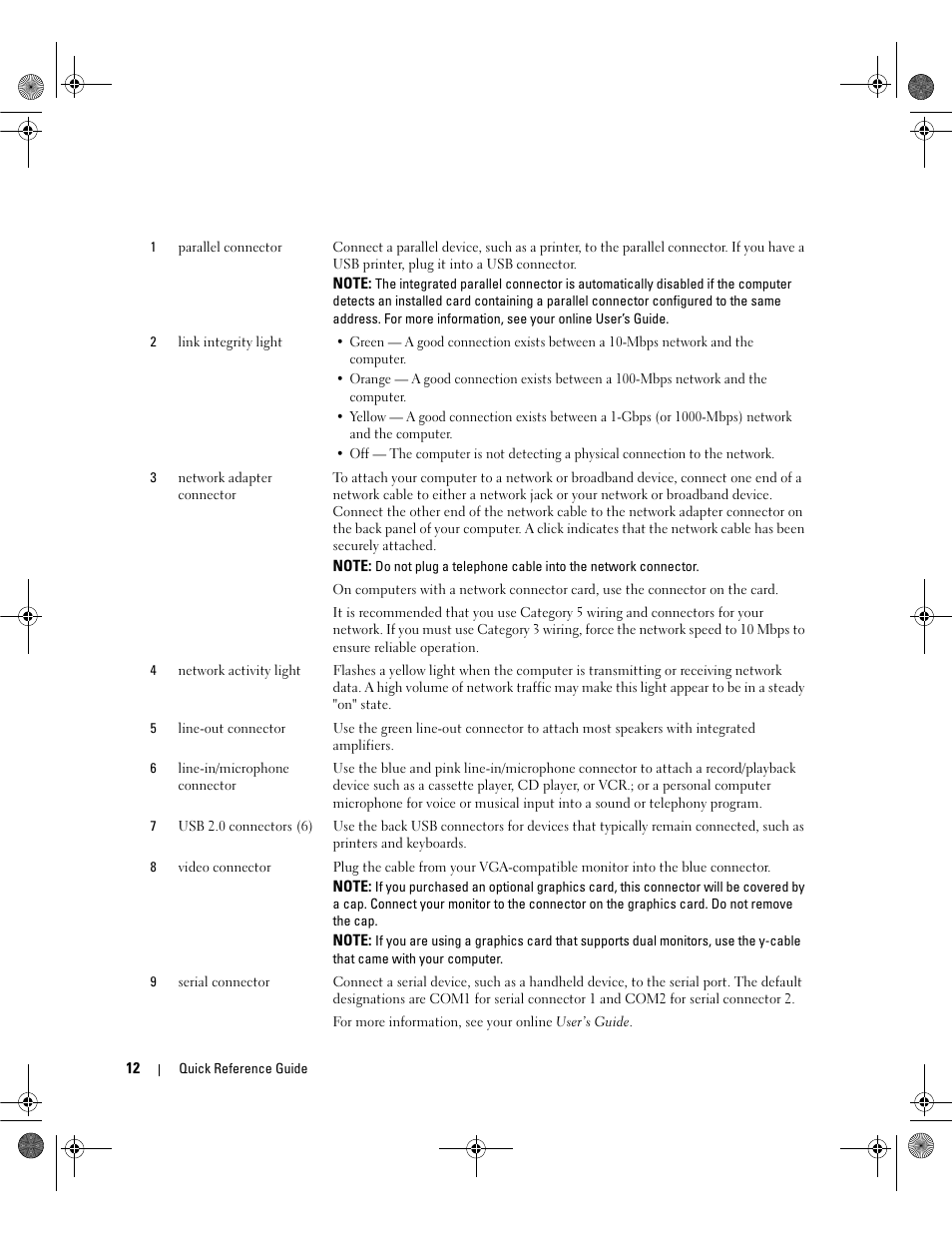 Dell OptiPlex 745c (Early 2007) User Manual | Page 12 / 36