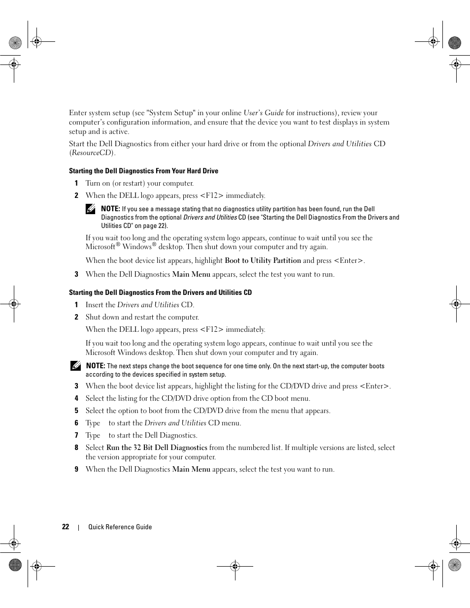 Dell OptiPlex 745c (Early 2007) User Manual | Page 22 / 36