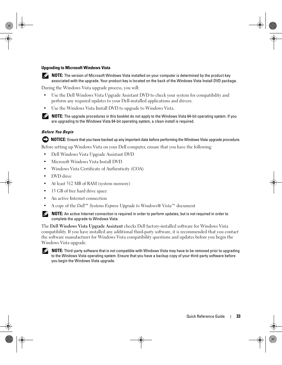 Dell OptiPlex 745c (Early 2007) User Manual | Page 33 / 36