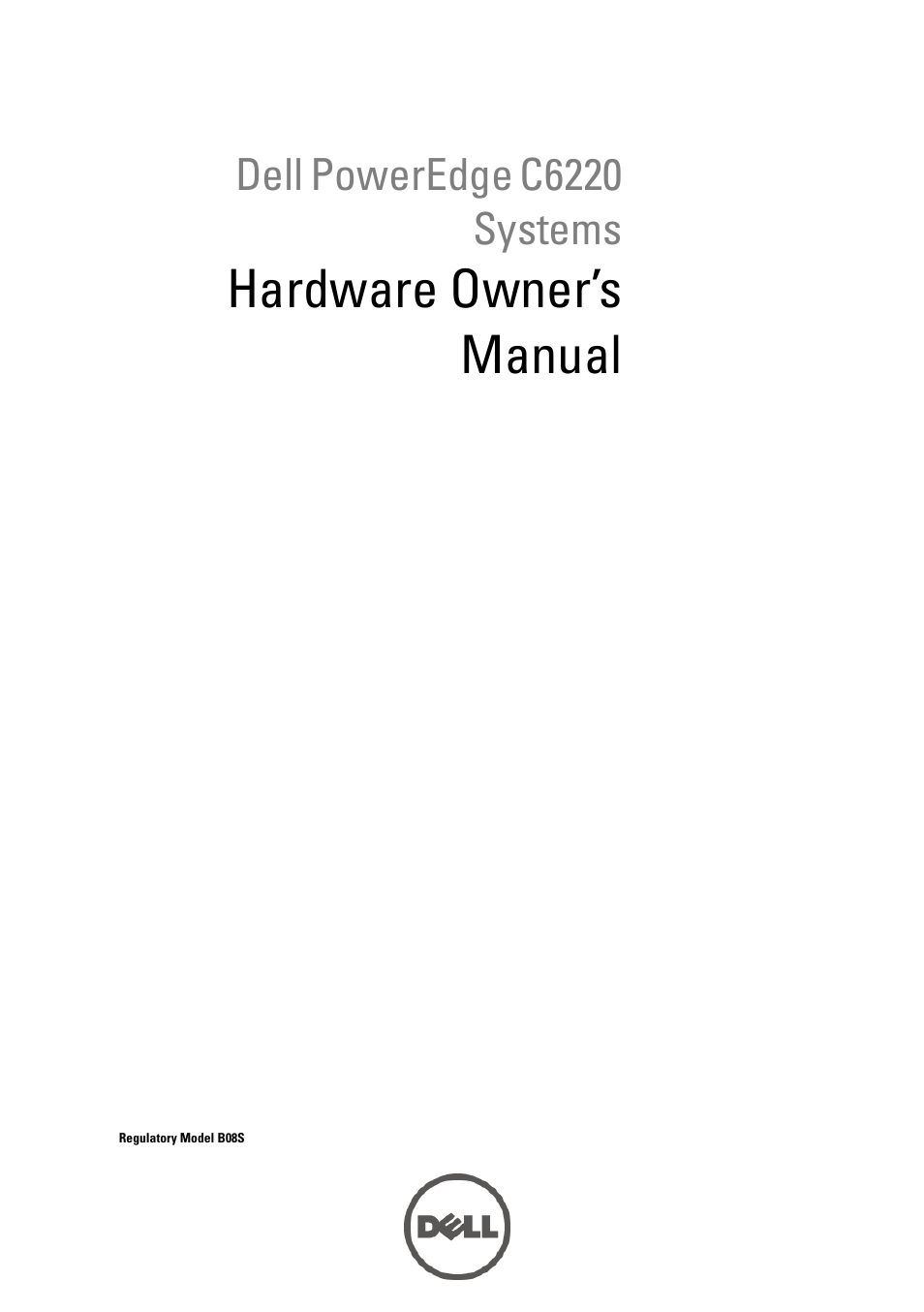 Dell PowerEdge C6220 User Manual | 329 pages