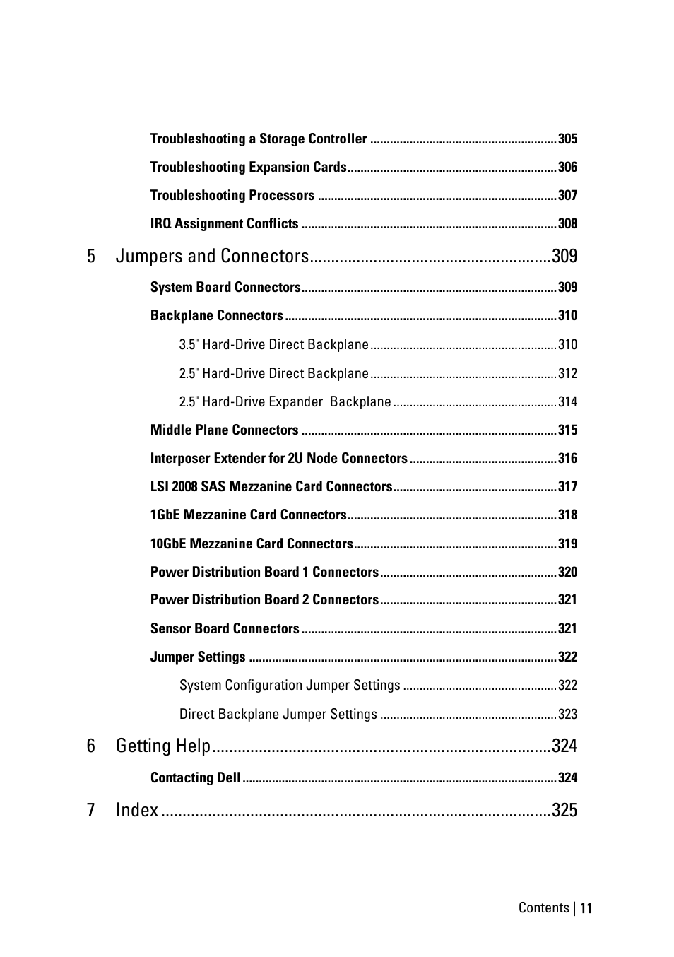 Dell PowerEdge C6220 User Manual | Page 11 / 329