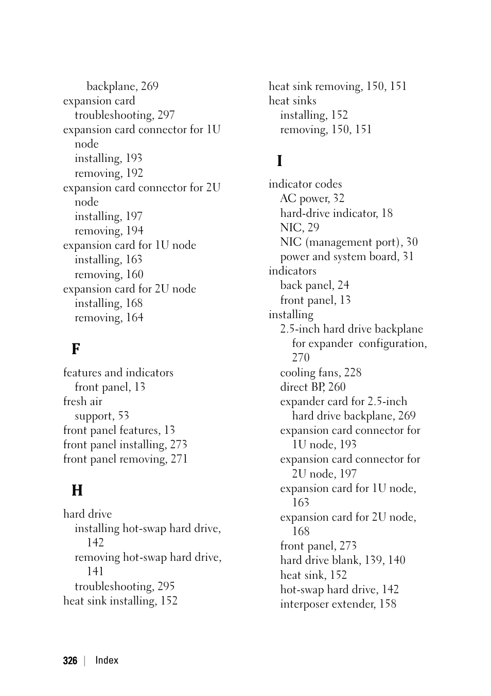 Dell PowerEdge C6220 User Manual | Page 326 / 329