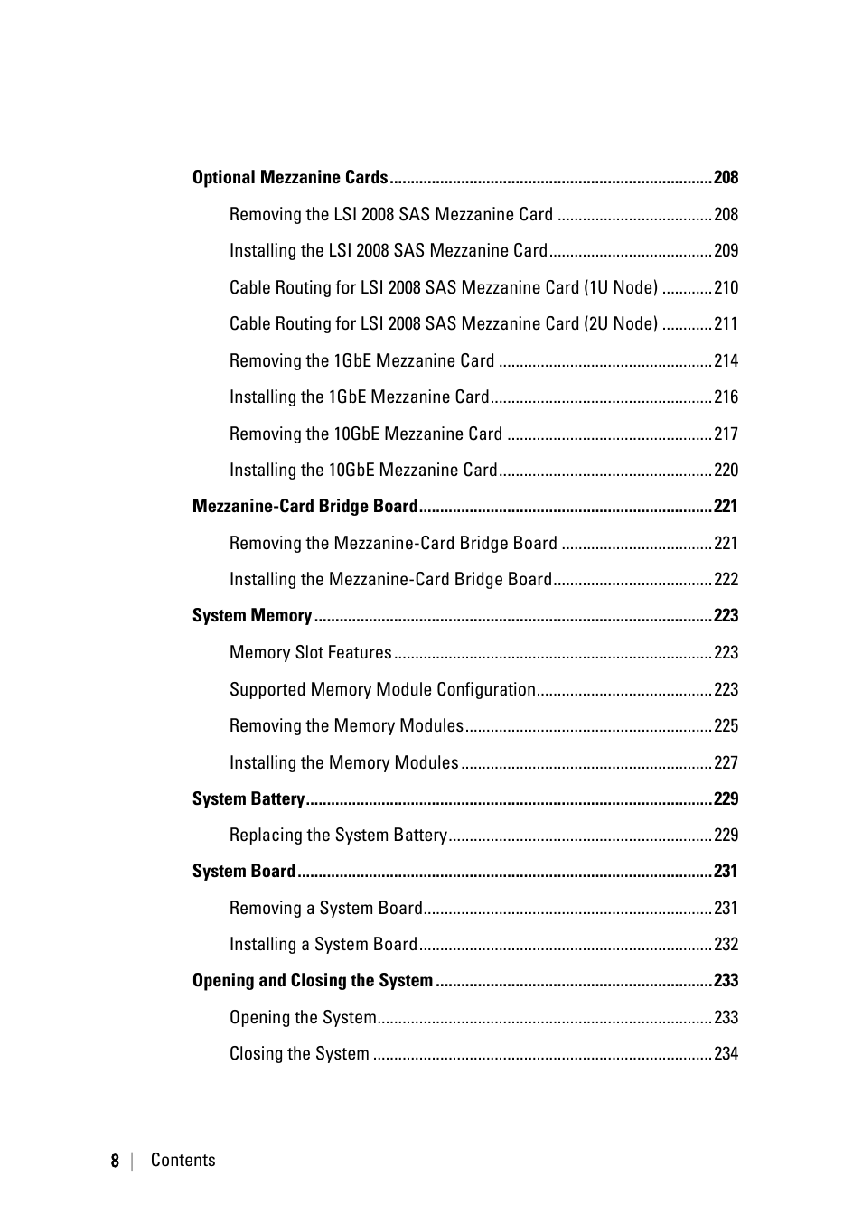 Dell PowerEdge C6220 User Manual | Page 8 / 329
