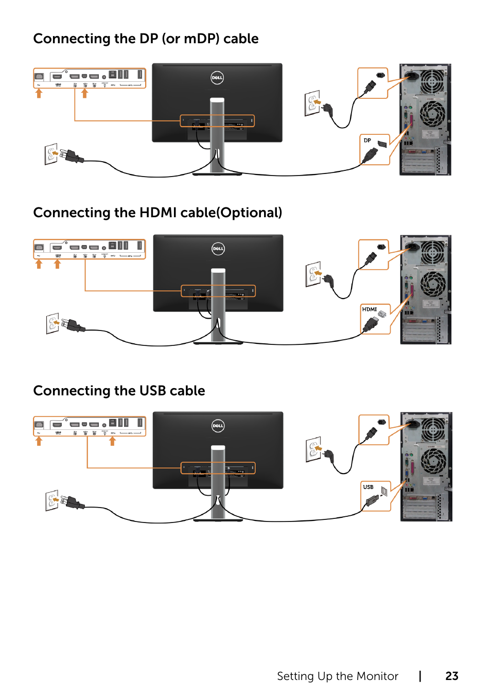 Dell P2715Q Monitor User Manual | Page 23 / 51