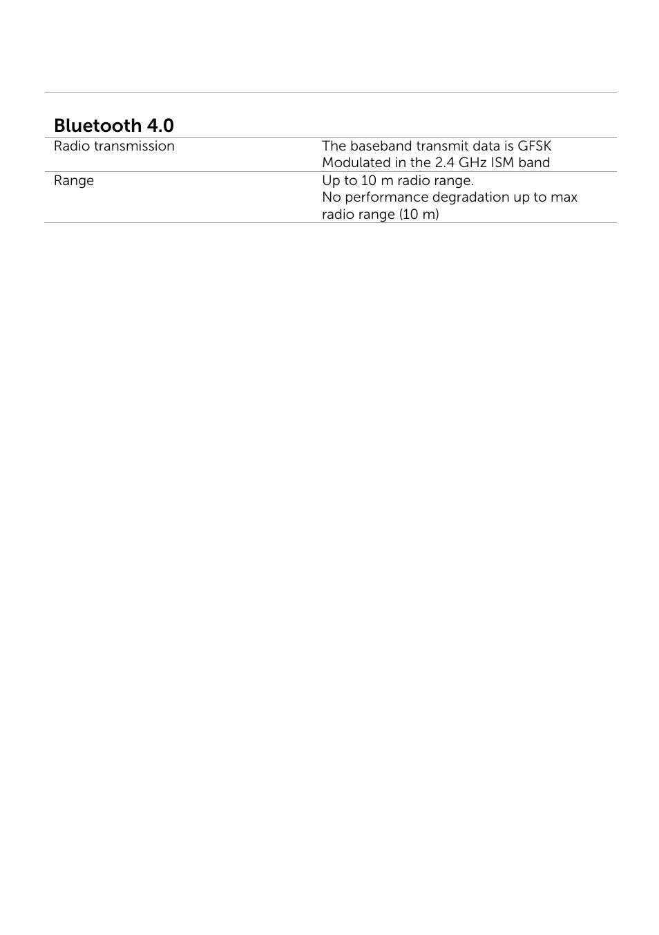 Bluetooth 4.0 | Dell AD211 Bluetooth Portable Speaker User Manual | Page 29 / 32