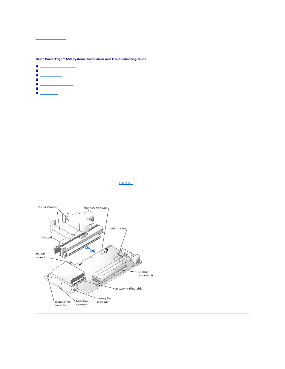 Installing system components, System board components, Fan assemblies | Dell PowerEdge 650 User Manual | Page 47 / 73