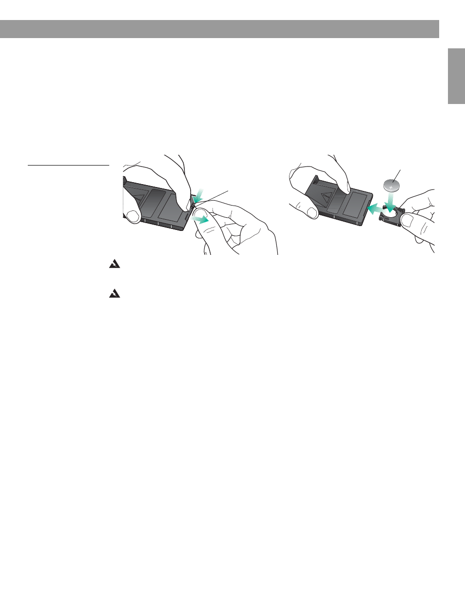 Care and maintenance, Replacing the remote control battery | Bose II User Manual | Page 15 / 19