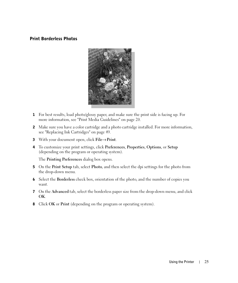 Dell 924 All-in-One Photo Printer User Manual | Page 25 / 94