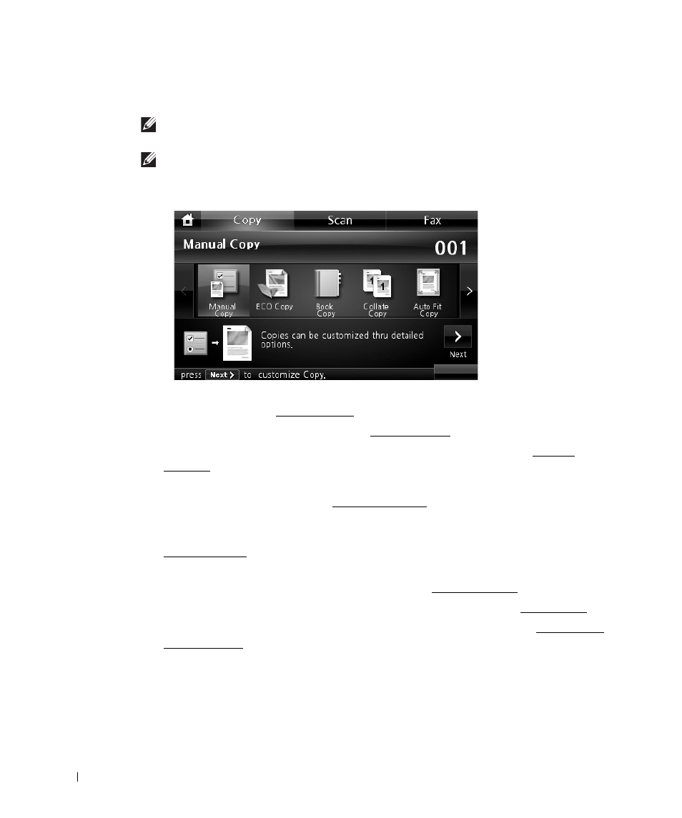 Using special copy features | Dell 2355dn Multifunction Mono Laser Printer User Manual | Page 147 / 344