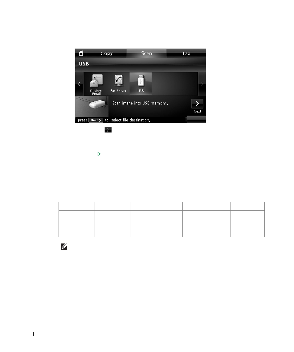 Changing the scan feature settings | Dell 2355dn Multifunction Mono Laser Printer User Manual | Page 171 / 344