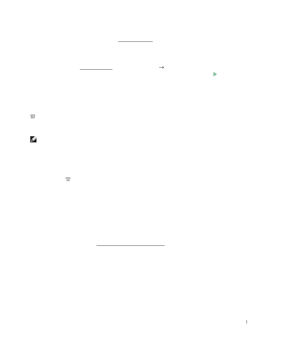 Receiving manually in the tel mode, Receiving automatically in the ans/fax mode, Receiving manually using an extension telephone | Receiving faxes using the drpd mode | Dell 2355dn Multifunction Mono Laser Printer User Manual | Page 210 / 344