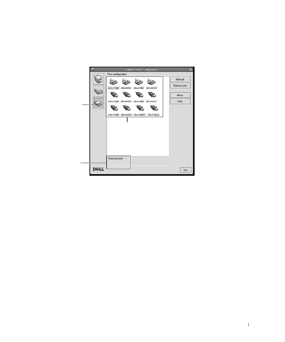 Mfp ports configuration | Dell 2355dn Multifunction Mono Laser Printer User Manual | Page 254 / 344