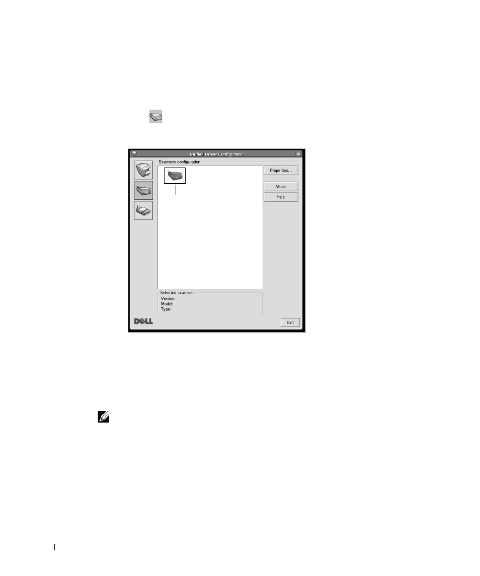 Scanning a document | Dell 2355dn Multifunction Mono Laser Printer User Manual | Page 259 / 344