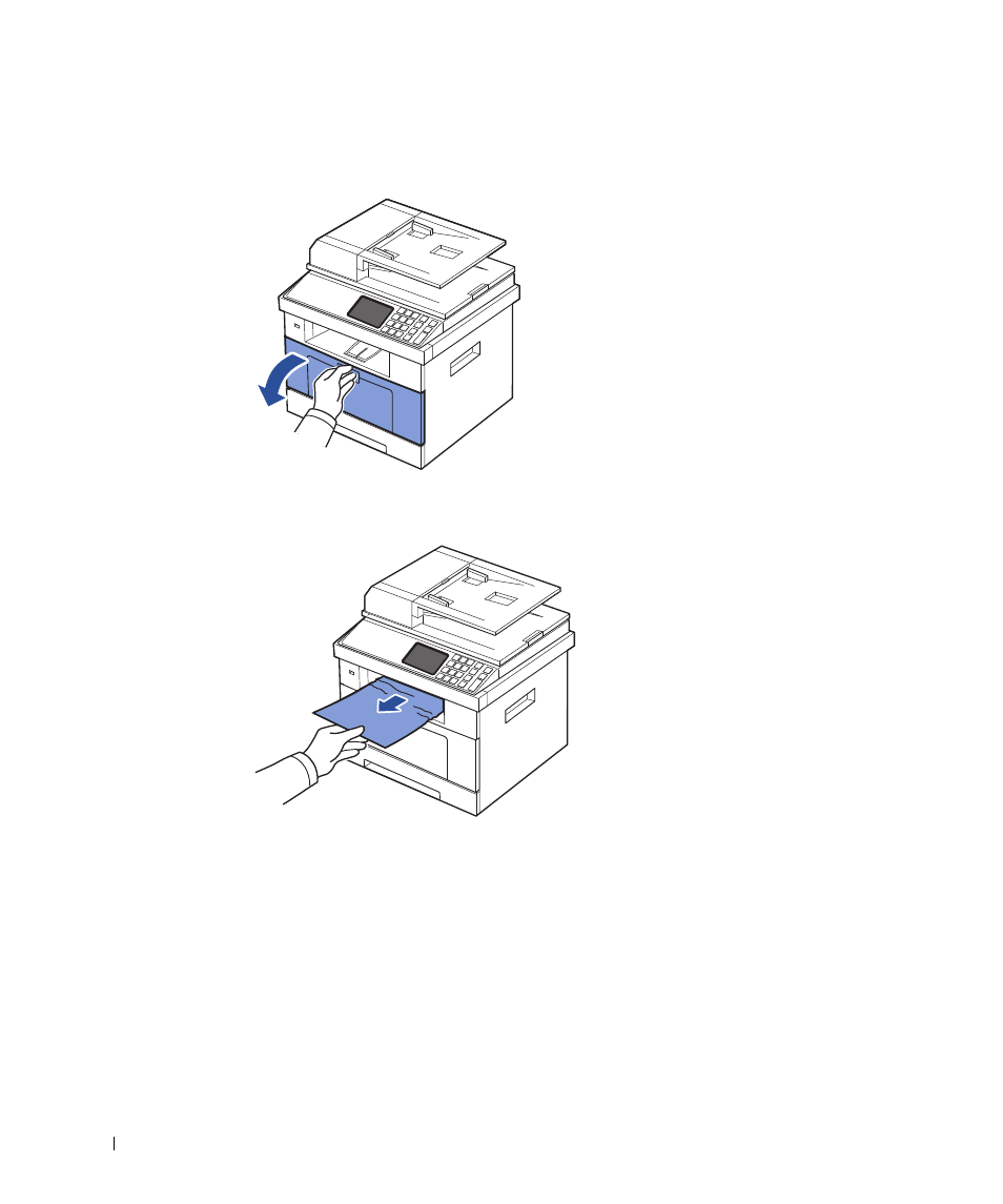 Paper exit jam | Dell 2355dn Multifunction Mono Laser Printer User Manual | Page 291 / 344