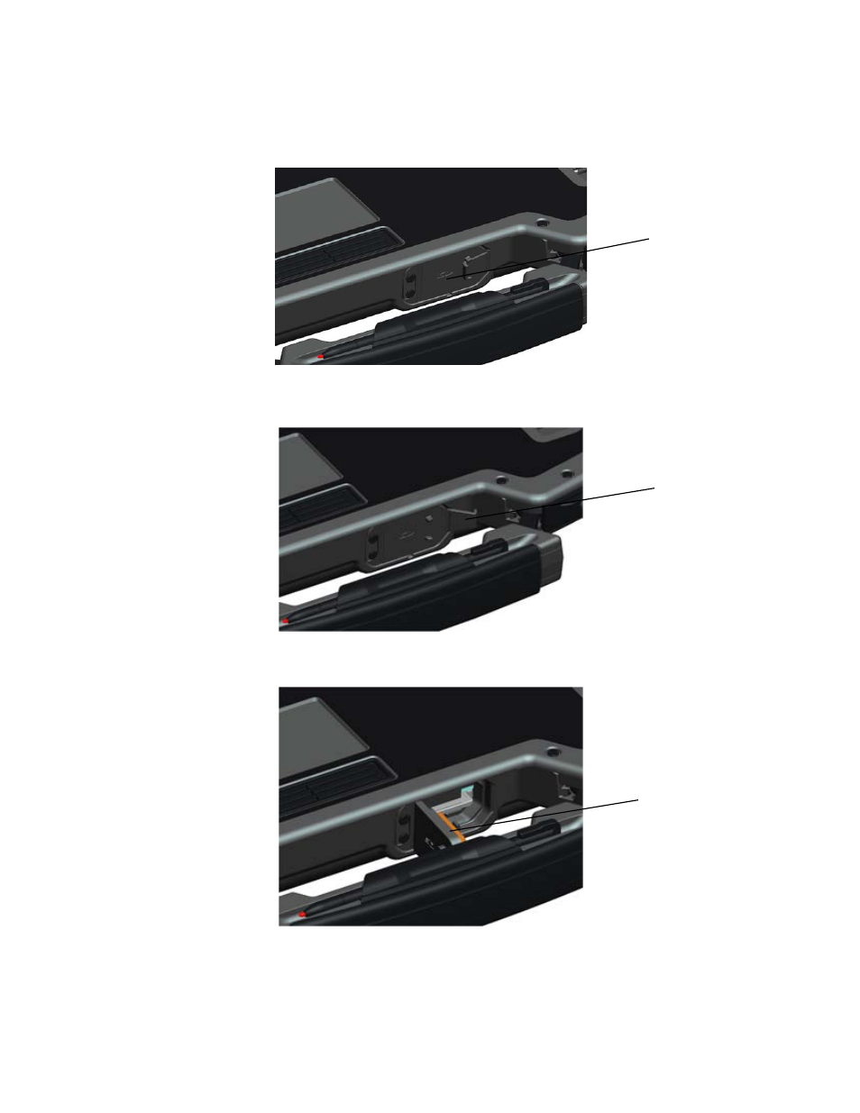 Front secure digital door | Dell Latitude E6400 XFR (Mid 2008) User Manual | Page 9 / 21