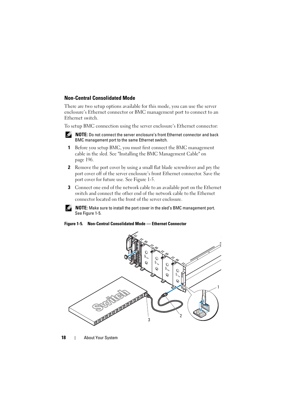 Non-central consolidated mode | Dell PowerEdge C8000 User Manual | Page 18 / 248