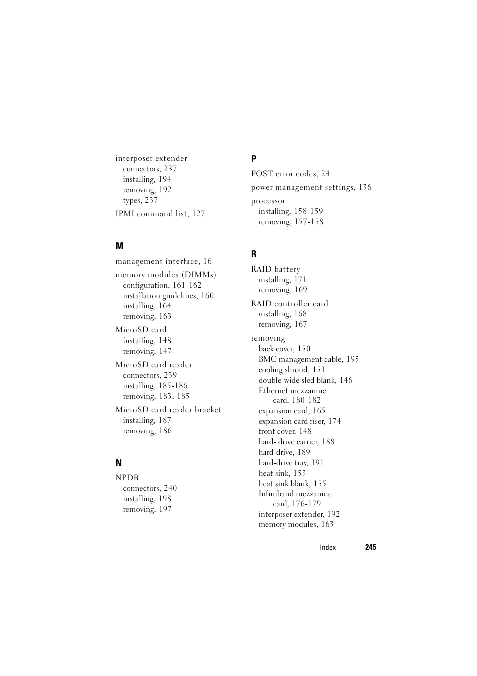 Dell PowerEdge C8000 User Manual | Page 245 / 248