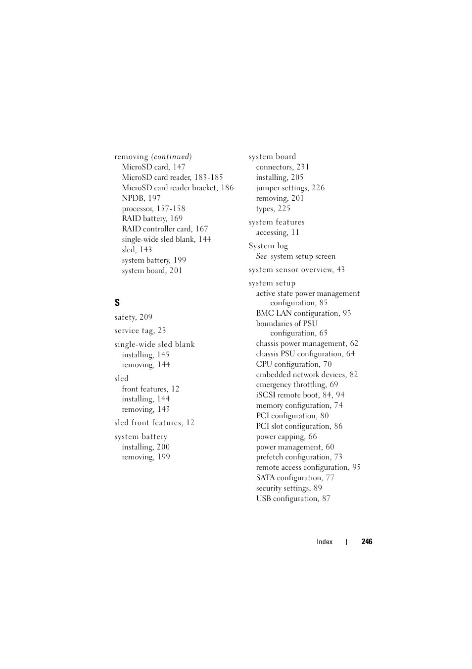Dell PowerEdge C8000 User Manual | Page 246 / 248