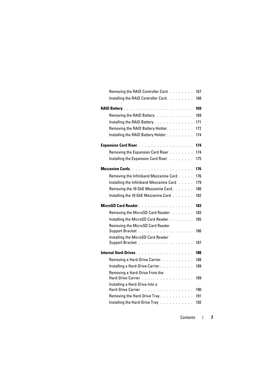 Dell PowerEdge C8000 User Manual | Page 7 / 248