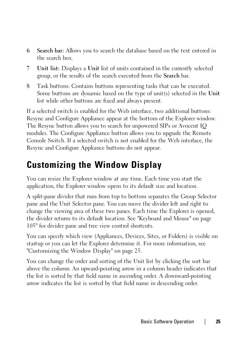 Customizing the window display | Dell KVM 2321DS User Manual | Page 25 / 112