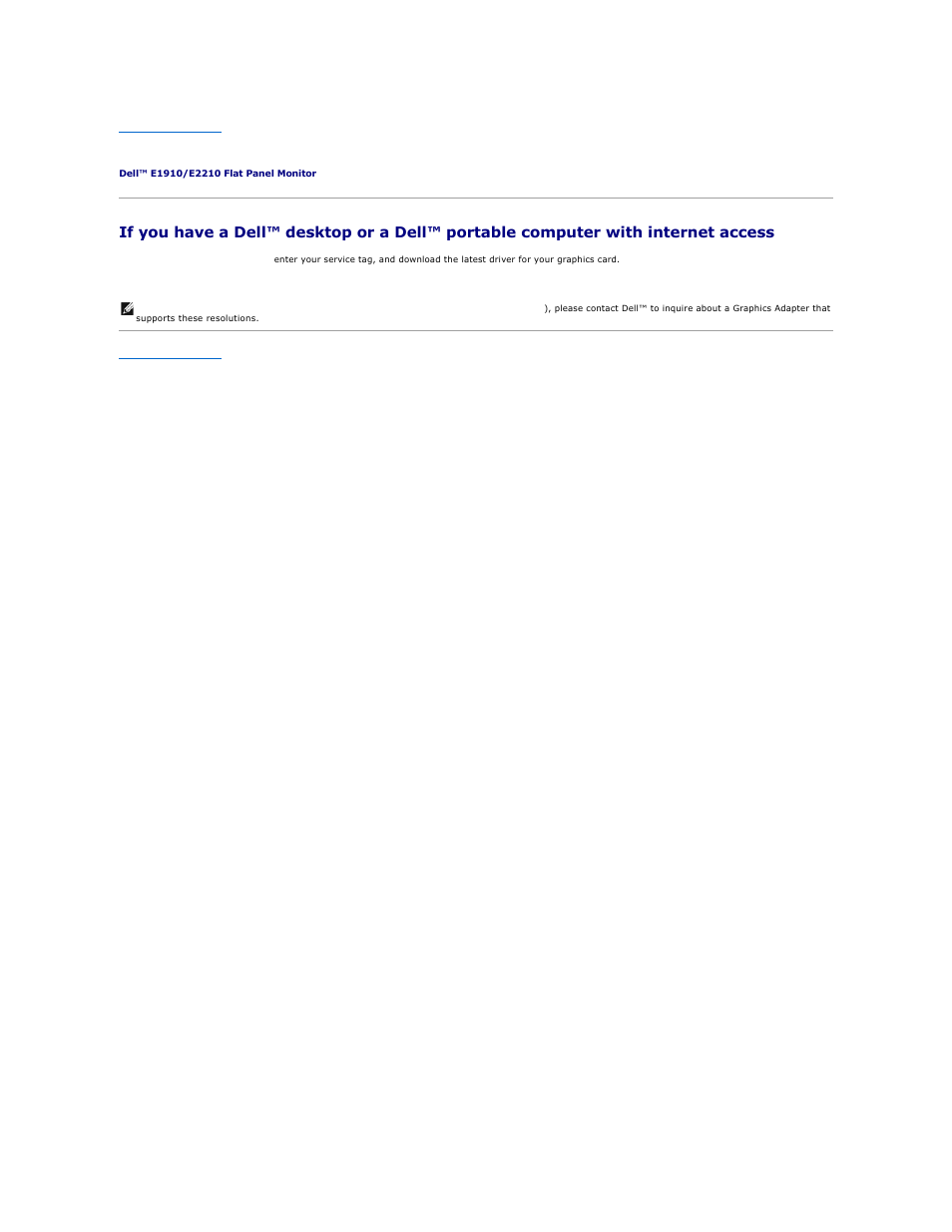 Setting up your monitor | Dell E1910 Monitor User Manual | Page 11 / 34