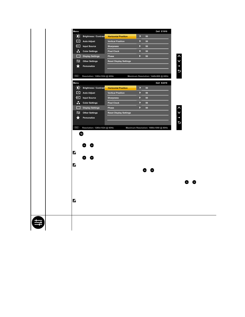 Dell E1910 Monitor User Manual | Page 20 / 34