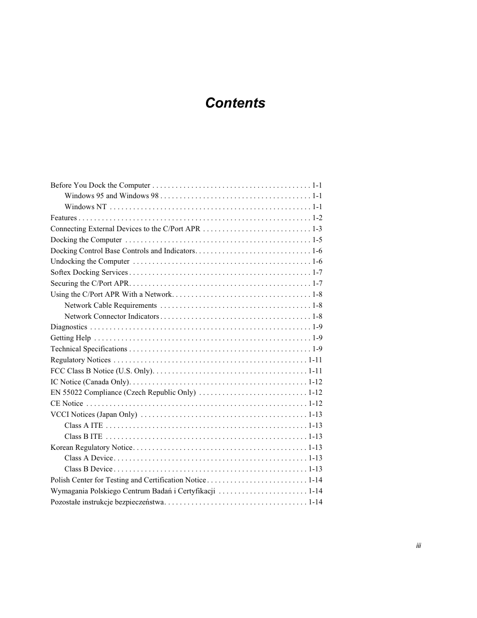 Dell C/Port APR User Manual | Page 3 / 24