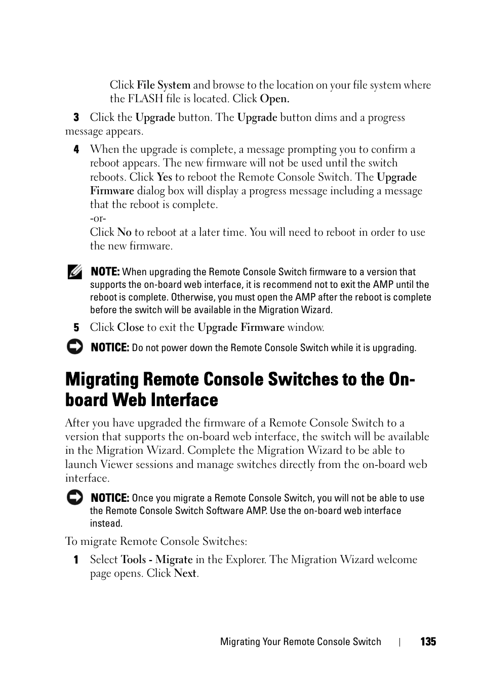 Migrating remote | Dell KVM 2321DS User Manual | Page 151 / 244