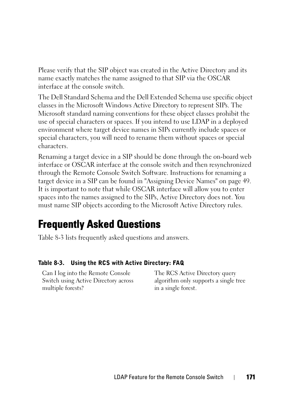 Frequently asked questions | Dell KVM 2321DS User Manual | Page 187 / 244