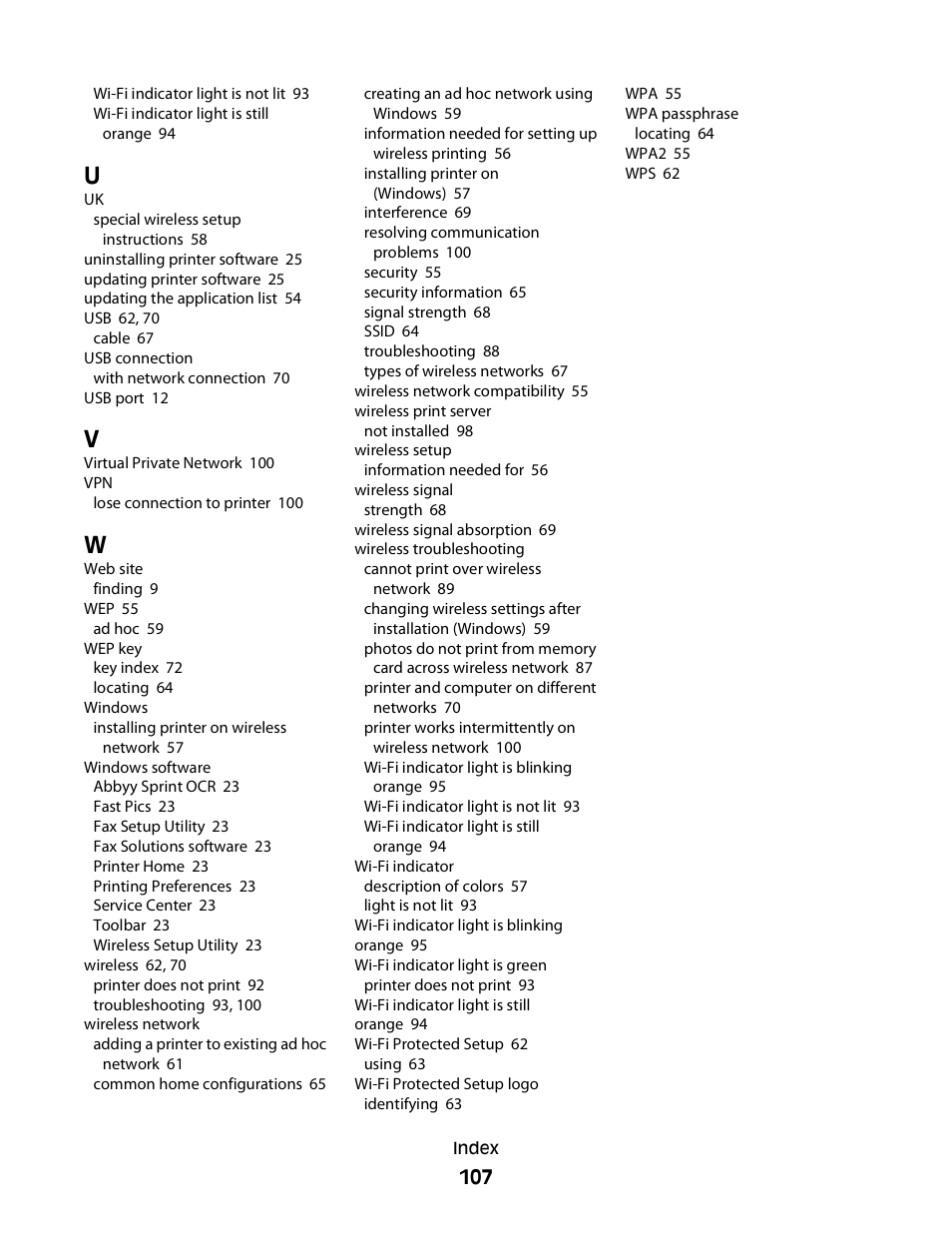Dell V313 All In One Inkjet Printer User Manual | Page 107 / 107