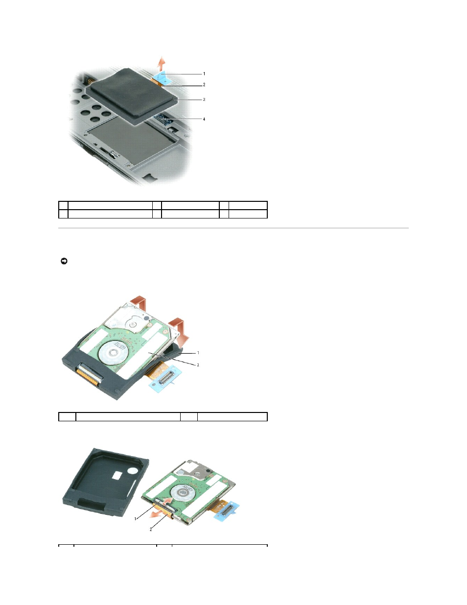 Dismantling the hard drive | Dell Latitude D420 User Manual | Page 22 / 37