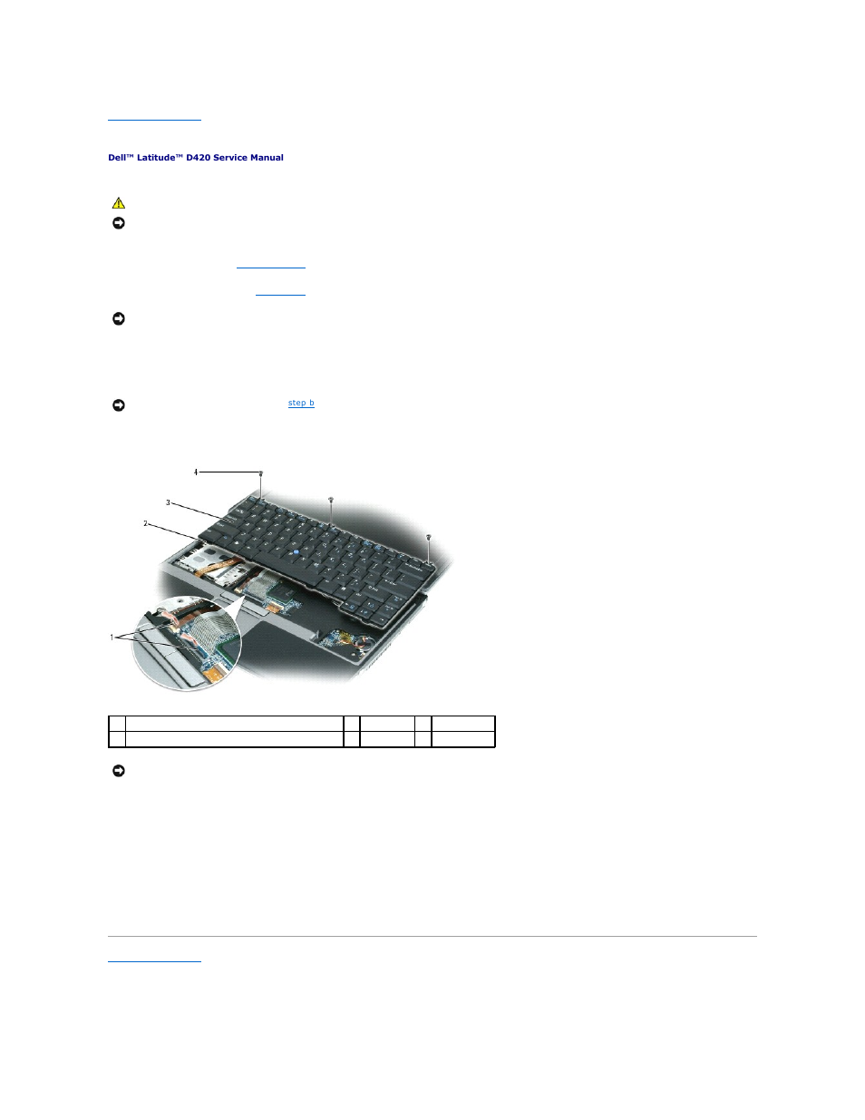 Keyboard | Dell Latitude D420 User Manual | Page 25 / 37