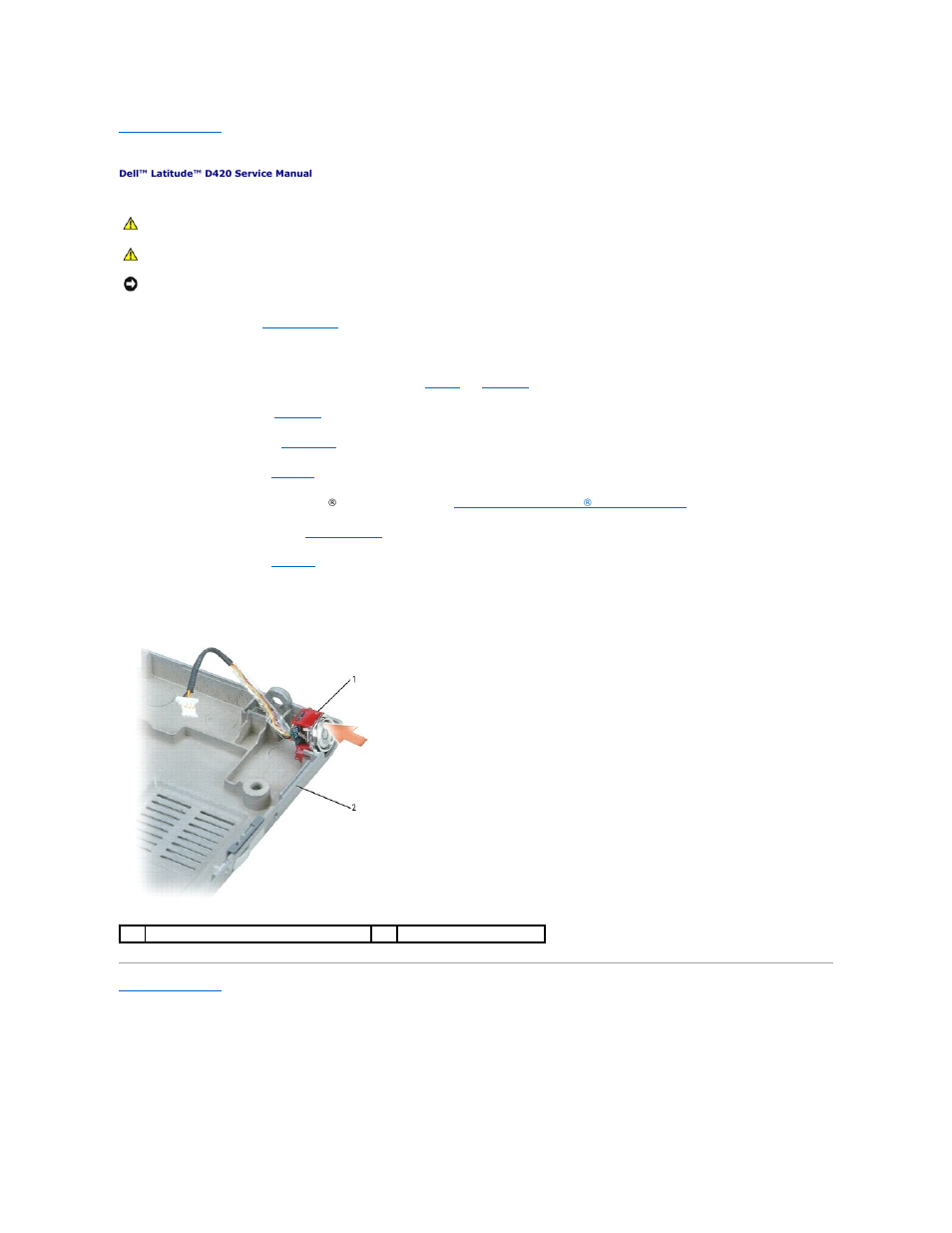 Power button assembly | Dell Latitude D420 User Manual | Page 31 / 37