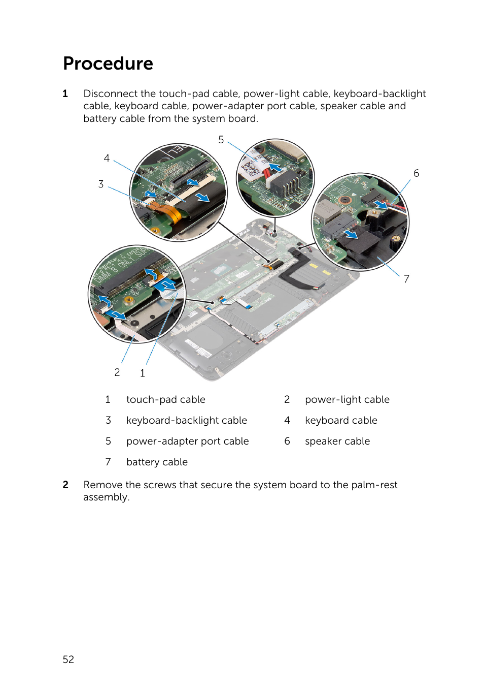 Procedure | Dell Inspiron 15 7547 User Manual | Page 52 / 59