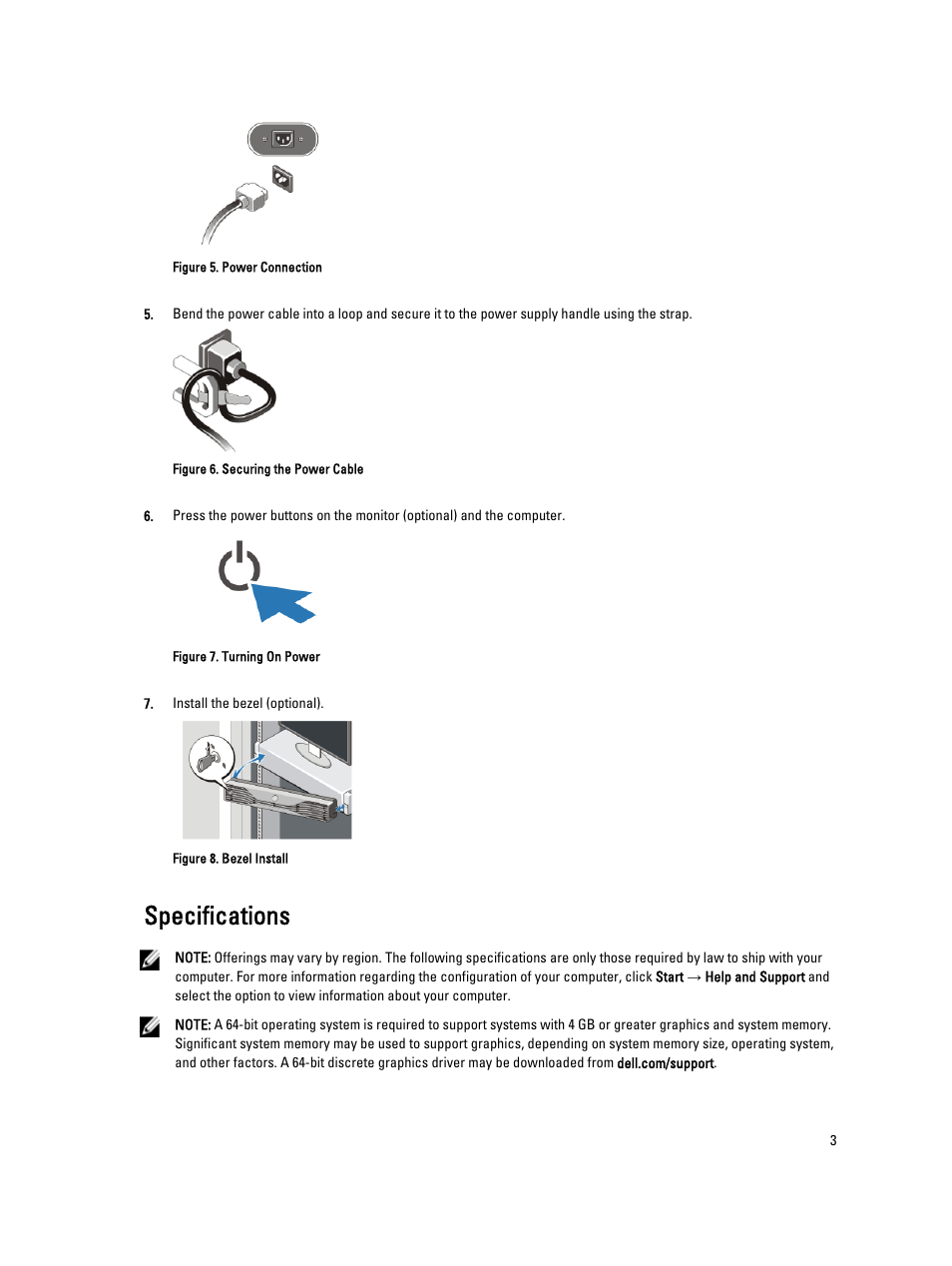 Specifications | Dell Precision R7610 (Mid 2013) User Manual | Page 3 / 5