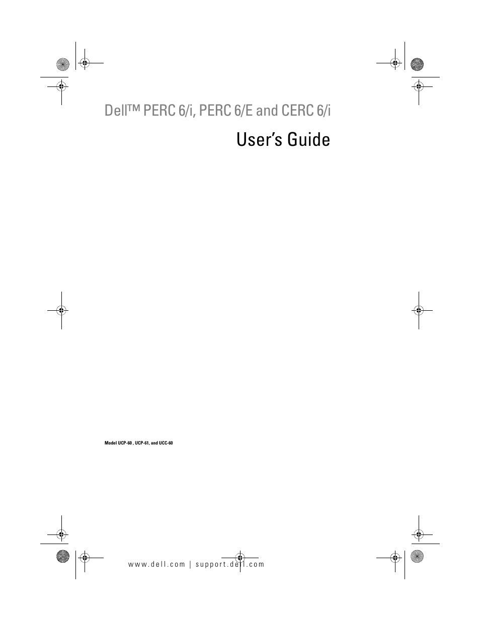Dell PowerEdge RAID Controller 6i User Manual | 156 pages