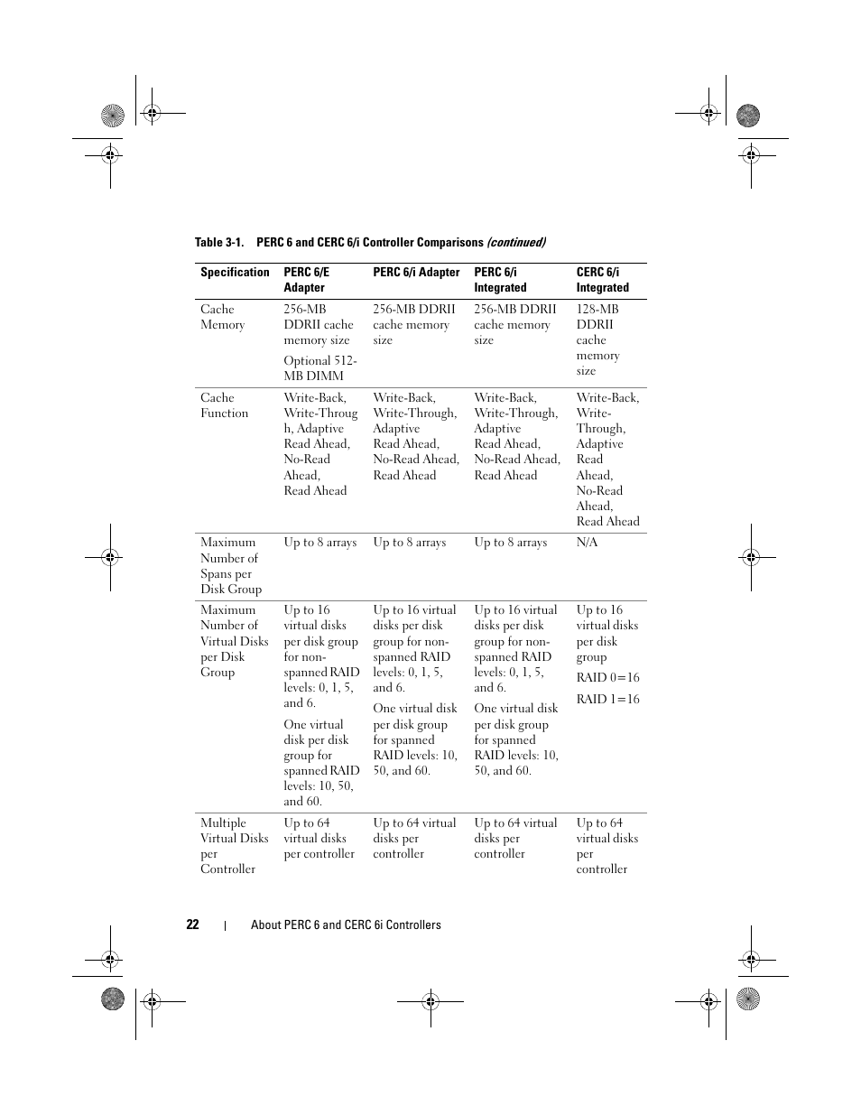 Dell PowerEdge RAID Controller 6i User Manual | Page 22 / 156
