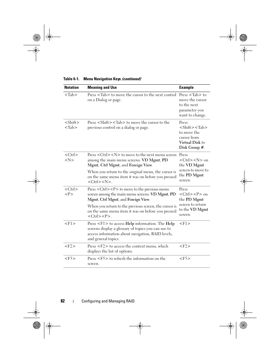 Dell PowerEdge RAID Controller 6i User Manual | Page 82 / 156