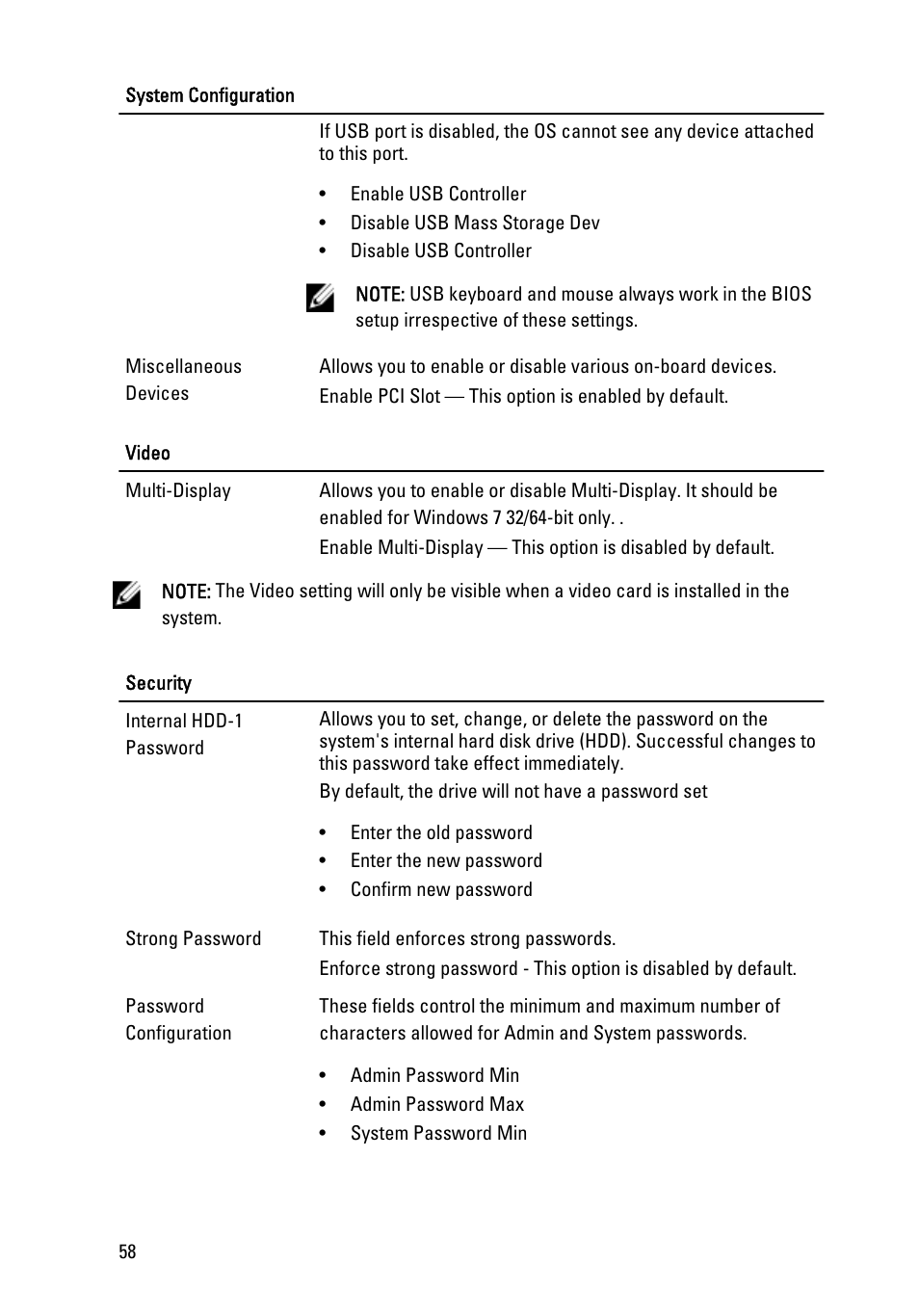 Dell OptiPlex 990 (Early 2011) User Manual | Page 58 / 97