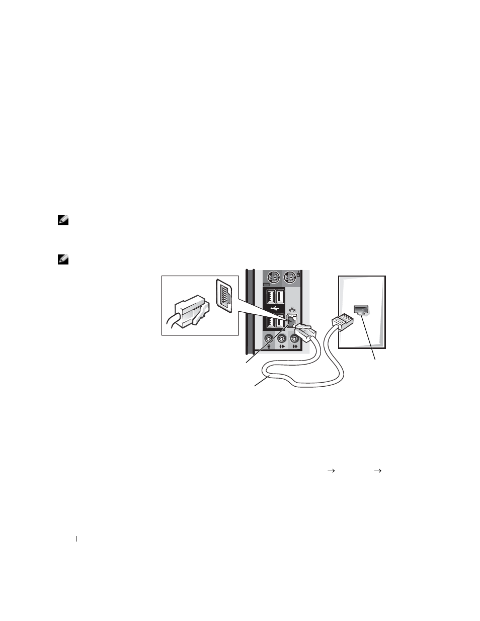 Setting up a home and office network | Dell Dimension 4500C (Japan Only) User Manual | Page 28 / 110